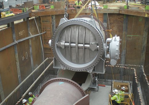 Carlsbad Desal Plant - big valve!